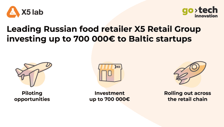 Baltic startups to receive 700,000 euros from X5 Retail Group